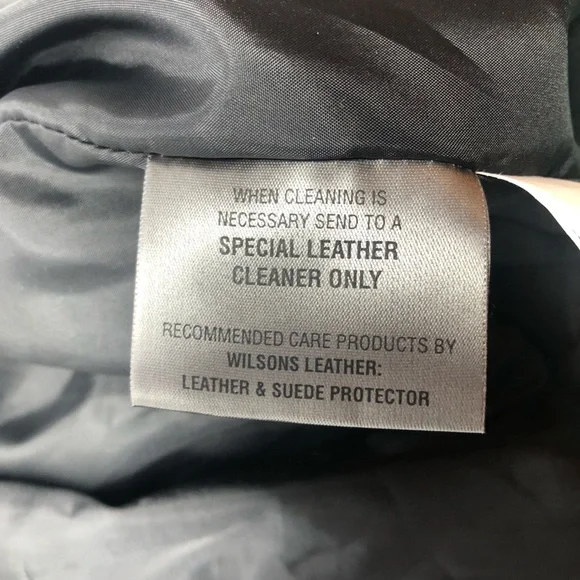 Wilsons Leather Jacket Size 2LT